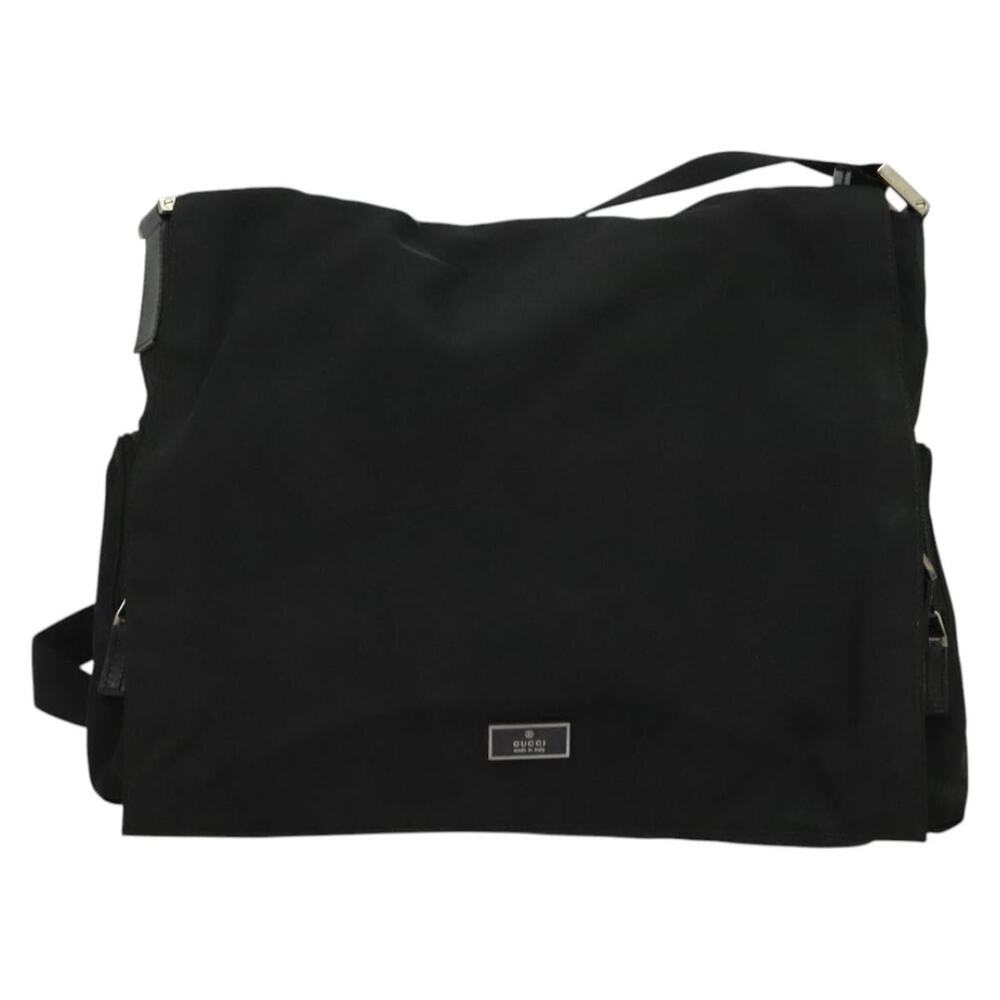 GUCCI Shoulder Bag Nylon Black 019 019 - Picture 2 of 16